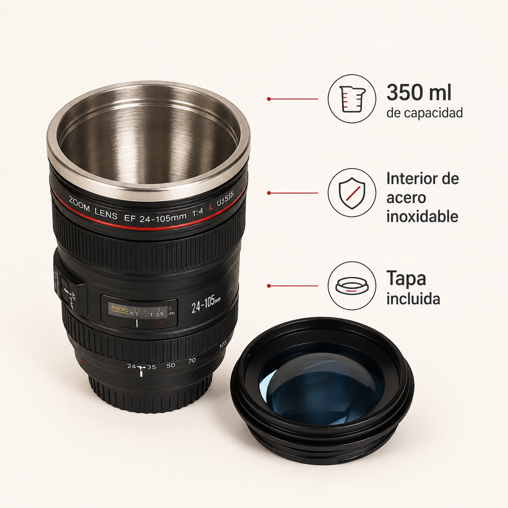 Tazón Lente Fotográfico – Mug para Fotógrafos