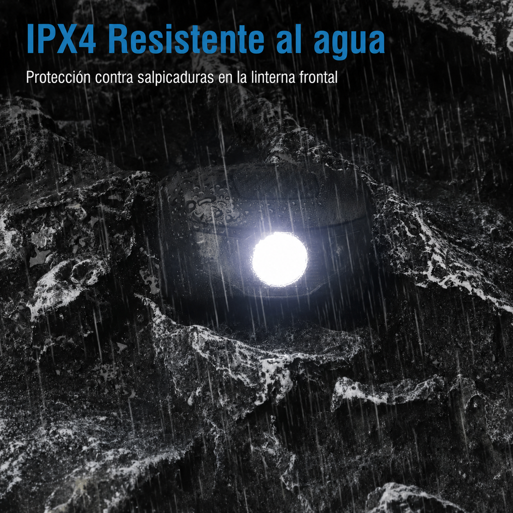 Linterna frontal marca BORUiT de 3 W con luz LED roja, 4 modos de iluminación, resistente al agua, para camping y caminata nocturna. Funciona con pilas AAA. Ideal para usar durante  Observación Astronómica!